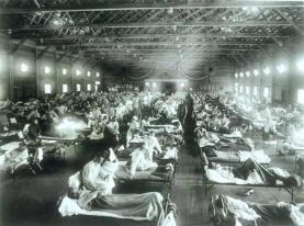 西班牙流感病毒：18个月感染世界1/4人口，3000万人致死